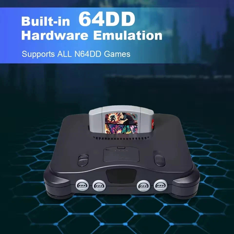 5400 In 1 Summercart 64 Nintendo 64DD N64 Cartridge SC64 Everdrive Transparent Black NEW