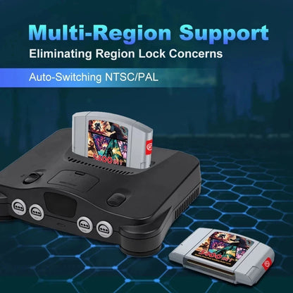 5400 In 1 Summercart 64 Nintendo 64DD N64 Cartridge SC64 Everdrive Transparent Black NEW